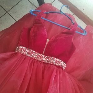 Red formal / prom dress